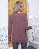 2 Pack Women's Casual Sweatshirts, Long Sleeve Cotton Shirts Loose Fit Lightweight Crew Neck Basic Tops Cute Pullover