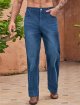 Men's Relaxed Fit Jeans Comfort Stretch Denim Pants