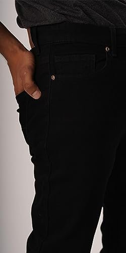 Mens Skinny Jeans - Classic Denim Slim Fit Jeans for Men with 5 Pockets