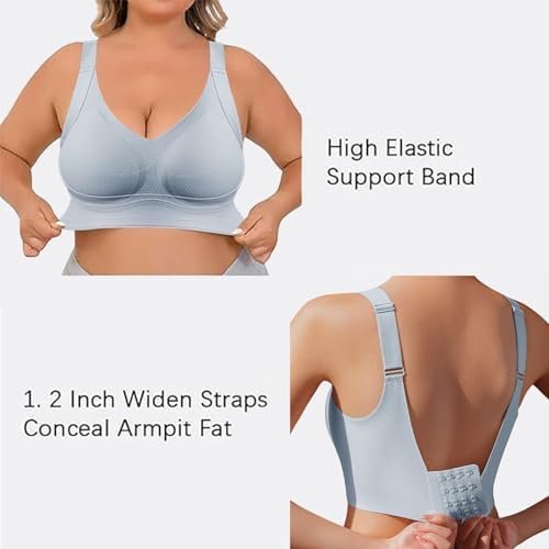 Women's Lace Buttonless Comfortable Bra Push Up Lace Bra Comfort Wireless Lace Bralette for Women Backless Bra