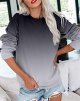 Womens Casual Sweatshirt Long Sleeve Tops Cute Pullover Loose Fit