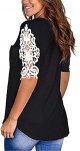 Women's Tank Tops V Neck Casual Blouse Tunic Womens Short Sleeve Summer Blouses