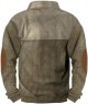 Men's Pullover Sweatshirts Long Sleeve Shirts Casual Thermal Loose Fit Button Up Pullovers, S-3XL