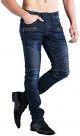 Black Jeans for Men Slim Fit, Men's Comfy Stretch Ripped Distressed Jeans Pants Rock Revival, Designer Jeans