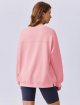 Sweatshirt for Women Oversized Fall Outfit Long Sleeve Y2K Pullover Top Sweat Shirts with Side Pockets