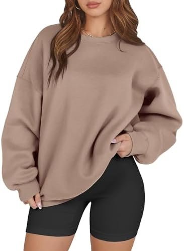 Oversized Sweatshirt for Women Long Sleeve Pullover Hoodies Tops Fall Fashion Outfits Clothes