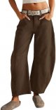 Women Fashion Trousers Pumpkin Suitable Print Bottom Sweatpants Pockets High Waist Sporty Gym Athletic Fit Jogger