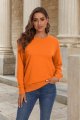 Womens Casual Fashion Sweatshirts Loose Pullover Sweatshirt Long Sleeve Tops